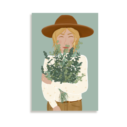 "Flower girl Sofia" card