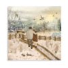 Winter Wander Square Postcard By Nicolet