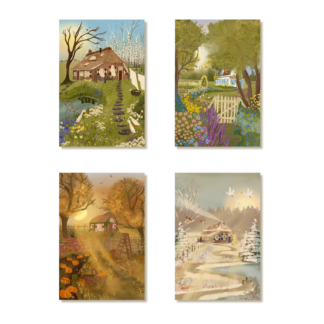The Seasonal Set - 4 A6 postcards