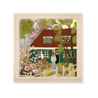 20 x 20 art print "Spring Blossoms" - Image 2