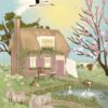 New Beginnings Pink – Baby Greeting Card + Envelope - Image 3