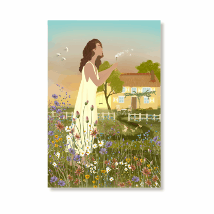 Where the Wildflowers grow - Large Postcard