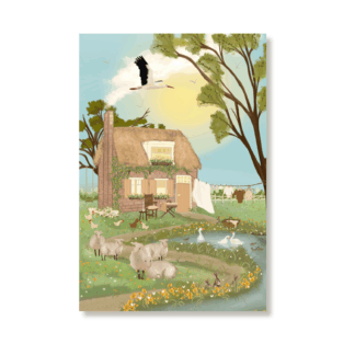 New Beginnings - Large Postcard